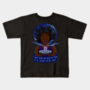 Loved the Stars Too Fondly - The Old Astronomer Poem Kids T-Shirt